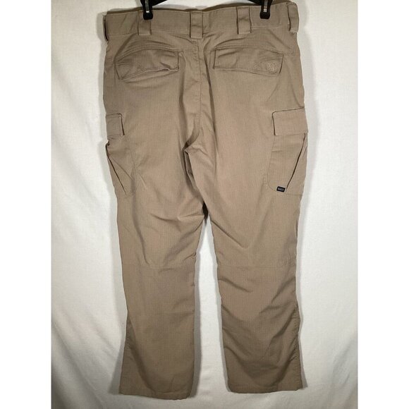 5.11 Tactical Pants 36/30 Beige Tan Outdoors Hiking Work Cargo Military - Picture 5 of 8